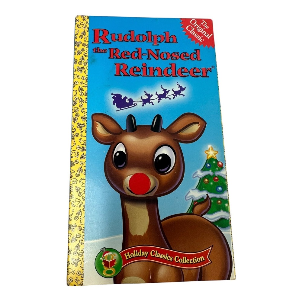 Rudolph the Red-Nosed Reindeer VHS Holiday Classics Sony Wonder Golden Books